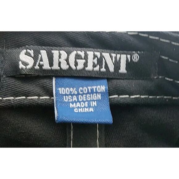 SARGENT Hat Cap Motorcycle Products Premium Seats Strapback Spellout Sewn - Picture 5 of 6